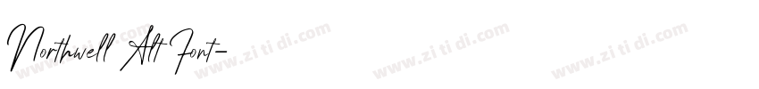 Northwell Alt Font字体转换 Northwell Alt Font字体转换